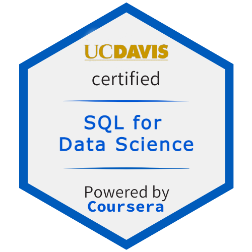 SQL for Data Science (Coursera)